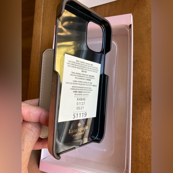 Kate Spade iPhone 12 Mini Cardholder Phone Case - Picture 3 of 3